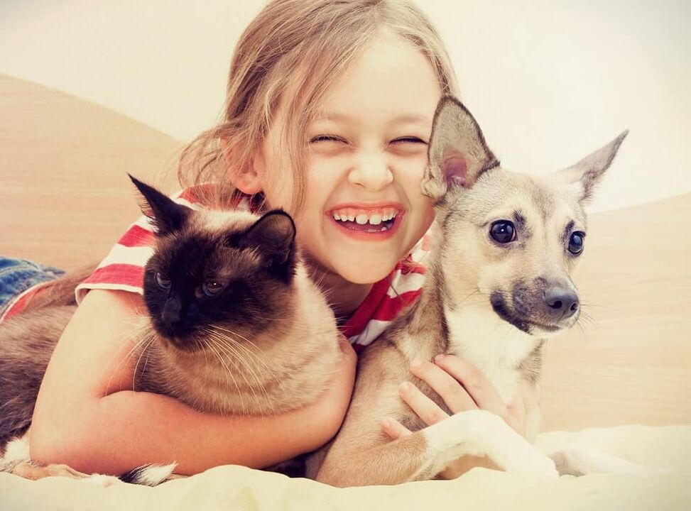 Pets, especially children, may be at risk for helminth infections